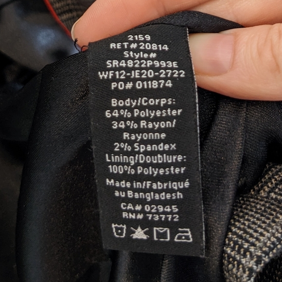 Vintage Jessica Plaid Blazer - Picture 8 of 8